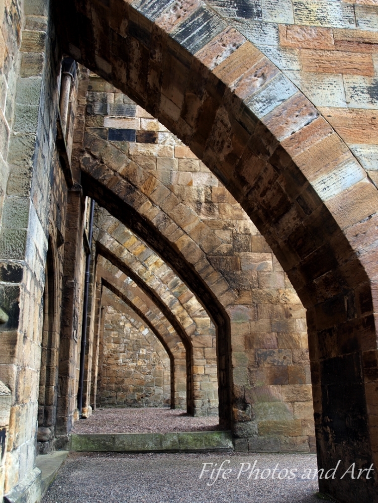 Flying Buttresses on South Wall of Dunfermline Abbey