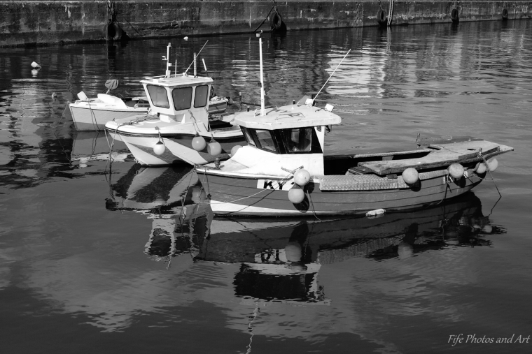 Small Fishing Boats in Kirkcaldy Harbour